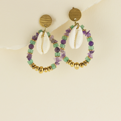 Boucles d'oreilles Mareva