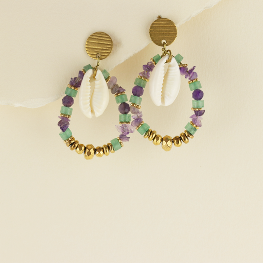 Boucles d'oreilles Mareva